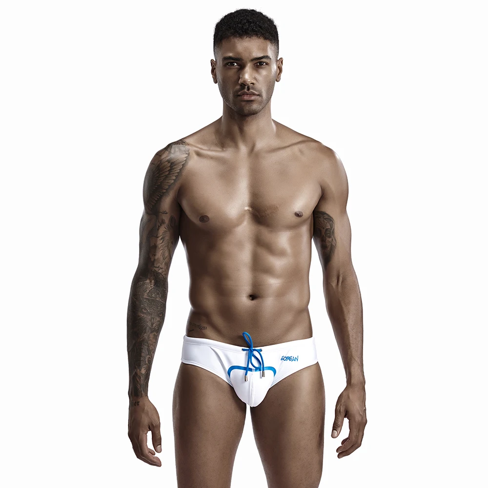 SEOBEAN Men's Low Rise Swim Briefs Classic Bikini Swimwear
