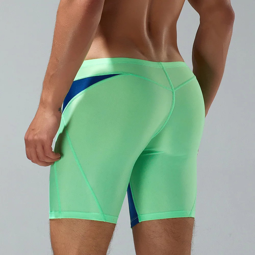 2023 New Summer Seobean Men's Multi Color Swimming Pants Beach Hot Spring Three Way Swimming Pants