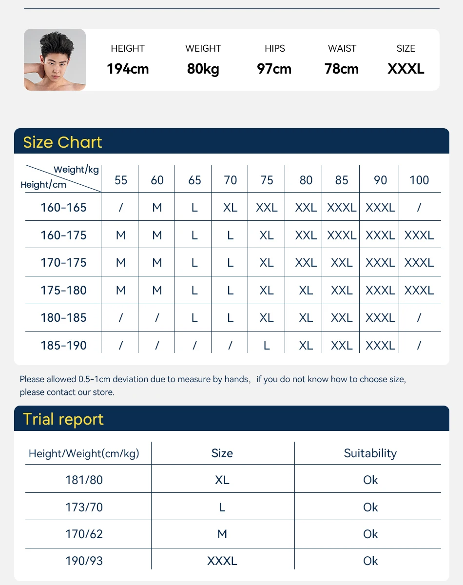 COPOZZ Plus Size Men's Swimming Trunks Shorts Long to Knee Competitive Surf Training Swimsuit Male Quick Dry Anti-embarrassment