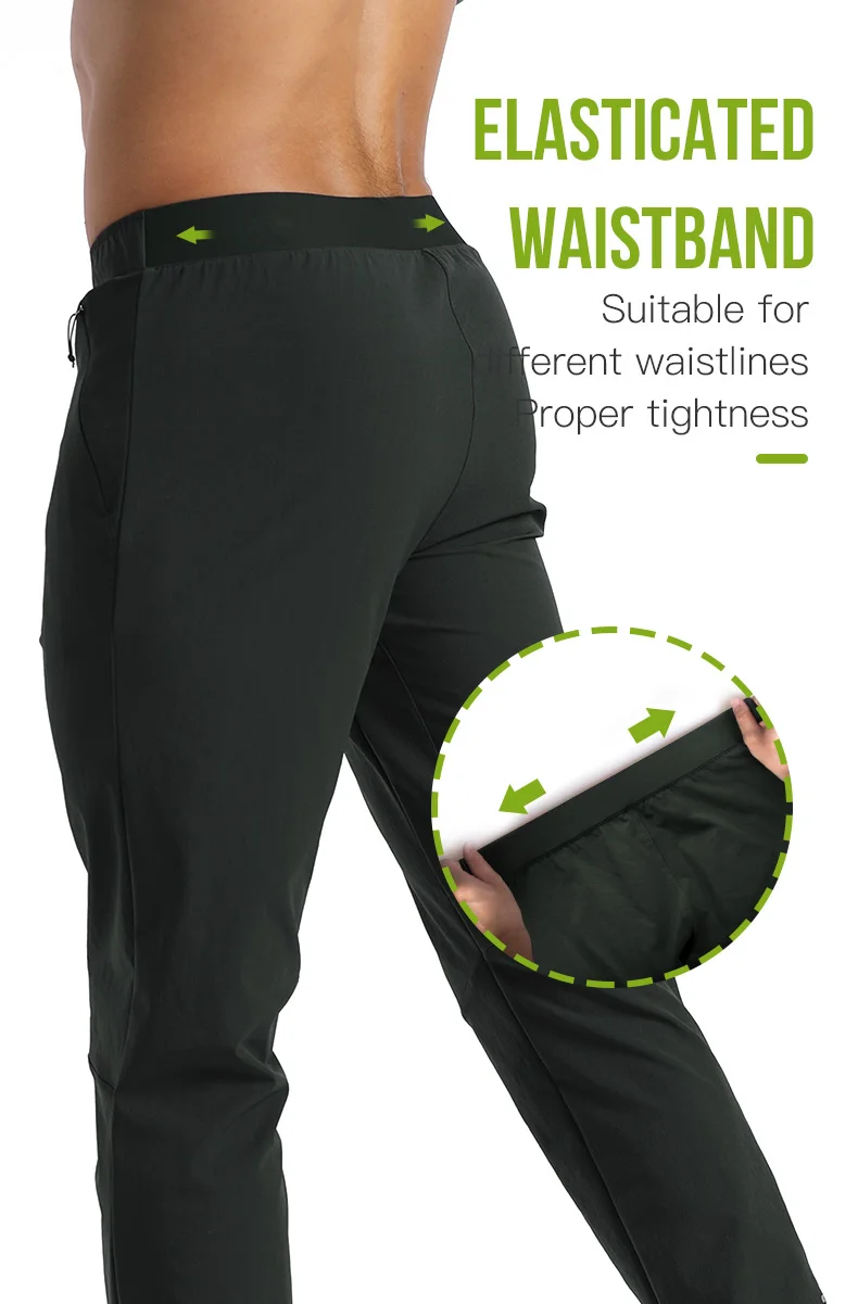 AONIJIE FM5145 Male Men Outdoor Sports Thickened Trousers Elasticated Waistband Sweatpants Tightened Hem Winter For Running