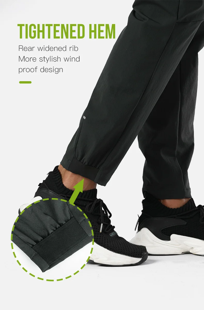 AONIJIE FM5145 Male Men Outdoor Sports Thickened Trousers Elasticated Waistband Sweatpants Tightened Hem Winter For Running