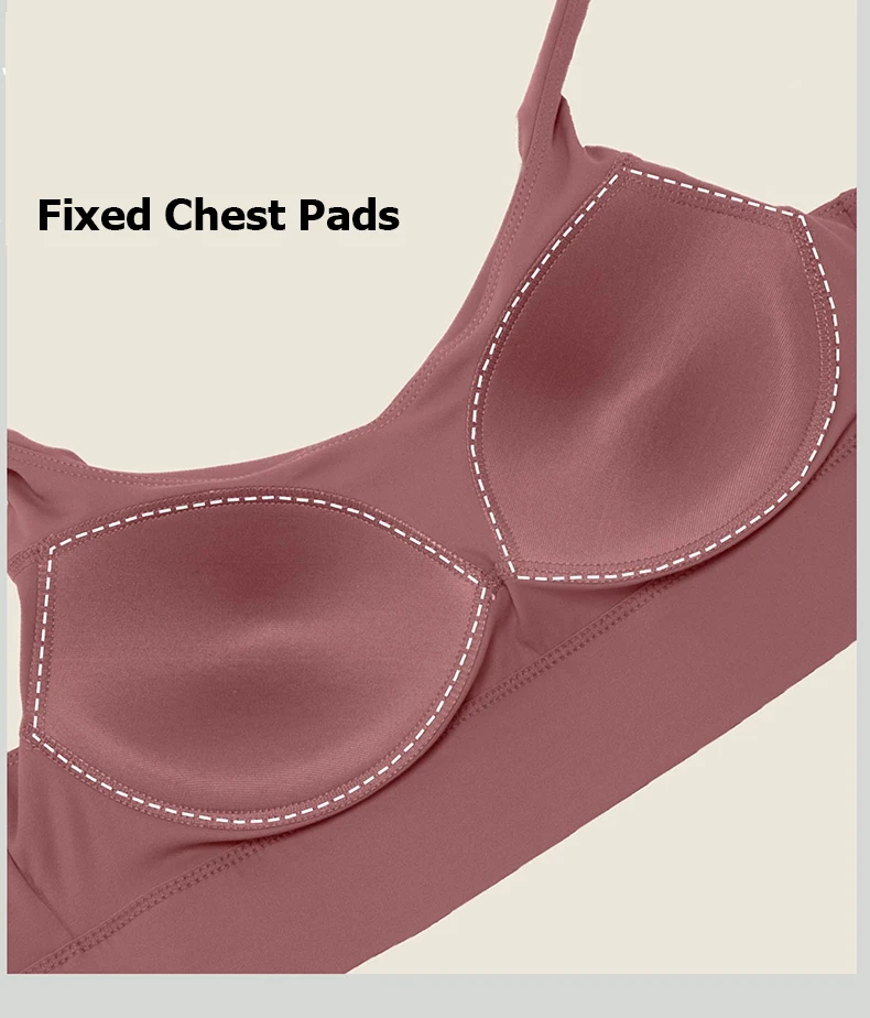 Women High Impact Fitness Yoga Bra Solid Color Sexy Back Ajustable Sports Underwear Breathable Gym Running Top With Cesht Pads