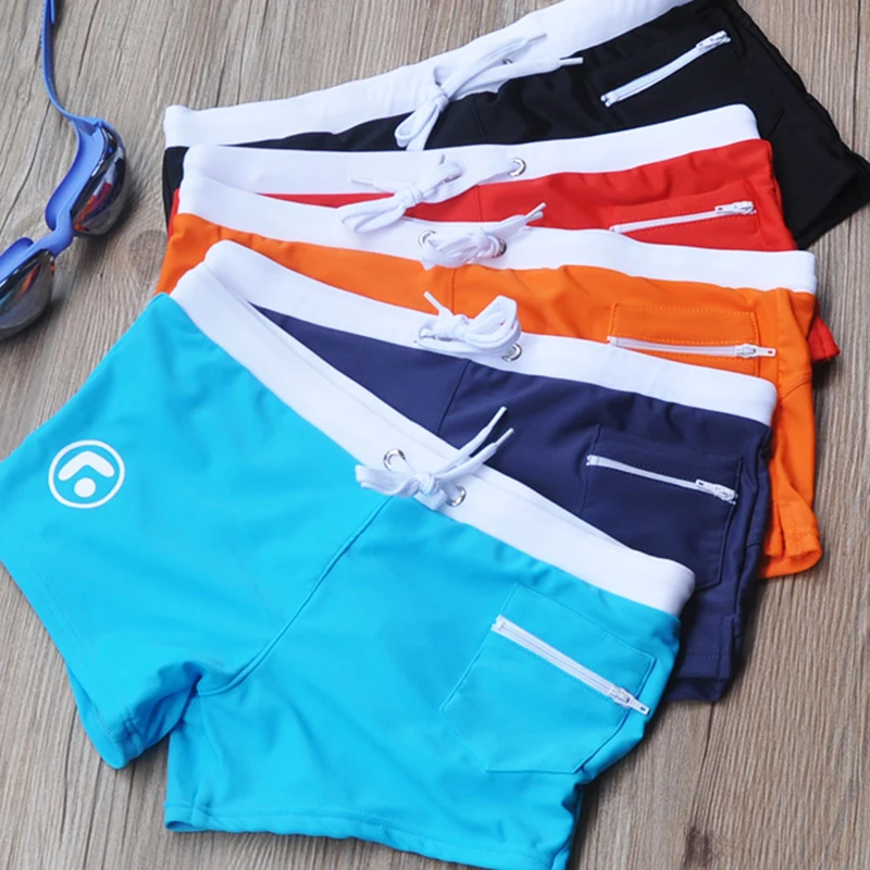 Sexy Swimsuit Beach Quick Drying Trunks Men Swimwear Sunga Board Shorts Zwembroek Heren Mayo Breathable Sport Surfing Underwear
