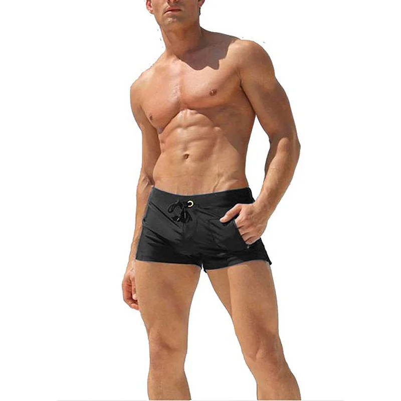 Sexy Swimsuit Beach Quick Drying Trunks Men Swimwear Sunga Board Shorts Zwembroek Heren Mayo Breathable Sport Surfing Underwear