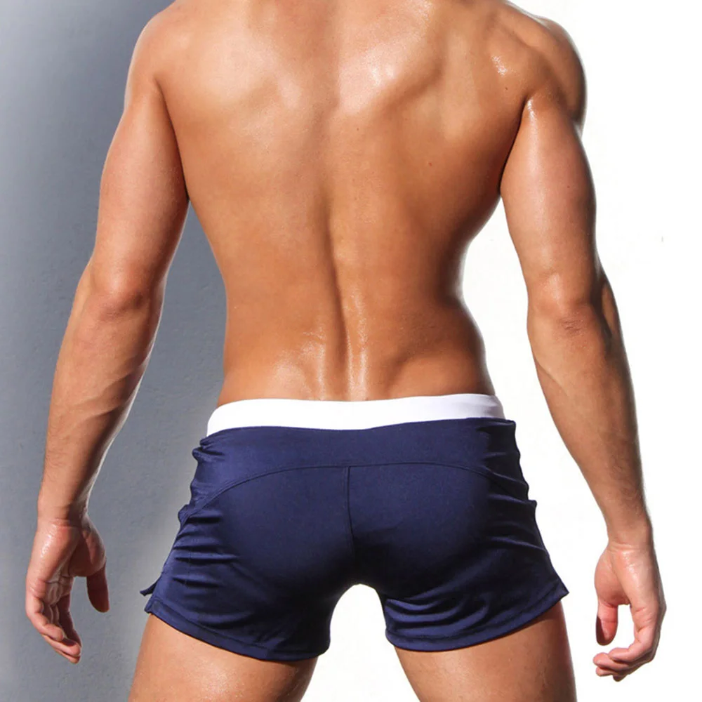 Sexy Swimsuit Beach Quick Drying Trunks Men Swimwear Sunga Board Shorts Zwembroek Heren Mayo Breathable Sport Surfing Underwear