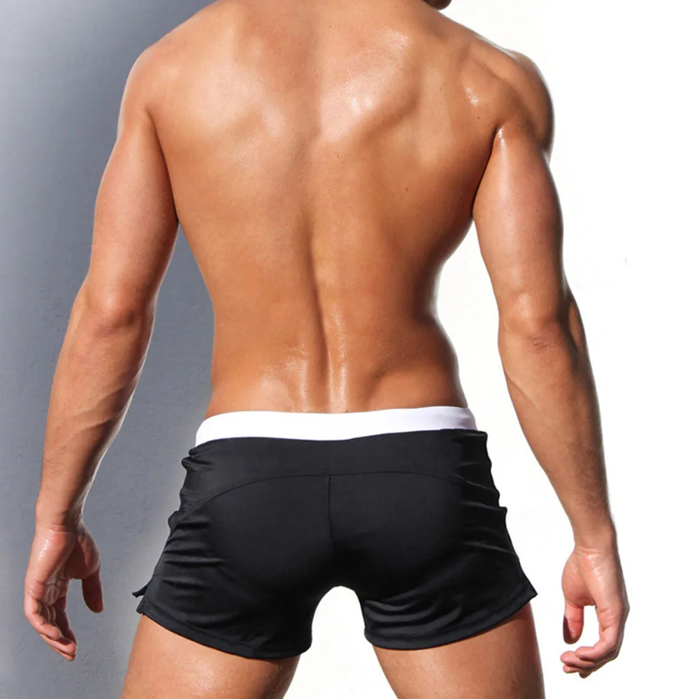 Sexy Swimsuit Beach Quick Drying Trunks Men Swimwear Sunga Board Shorts Zwembroek Heren Mayo Breathable Sport Surfing Underwear