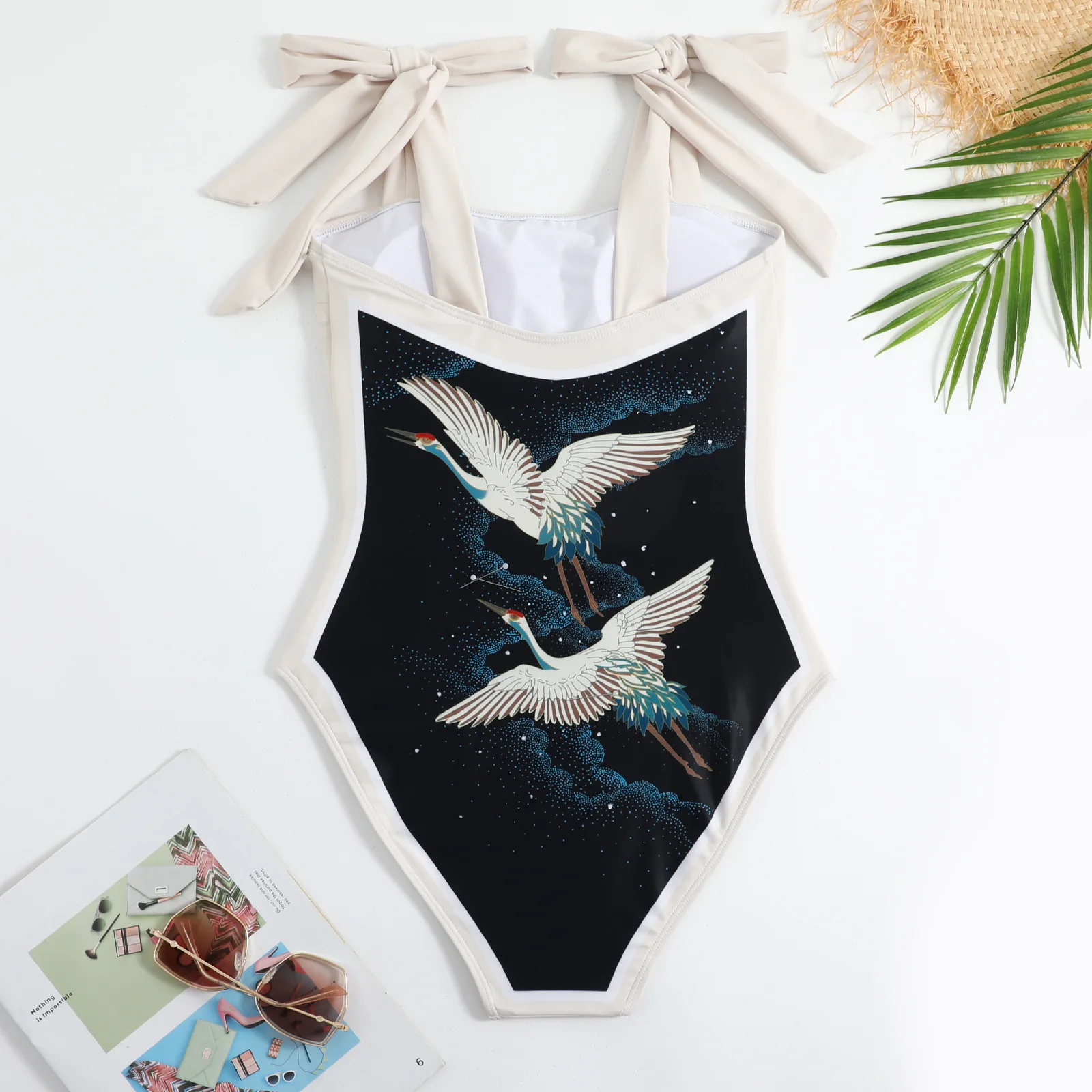 2026 Swimwear Women One Piece Swimsuit With Beach Skirt Printed Bathers Swimming Bathing Swim Suit Beachwear Summer Bodysuit