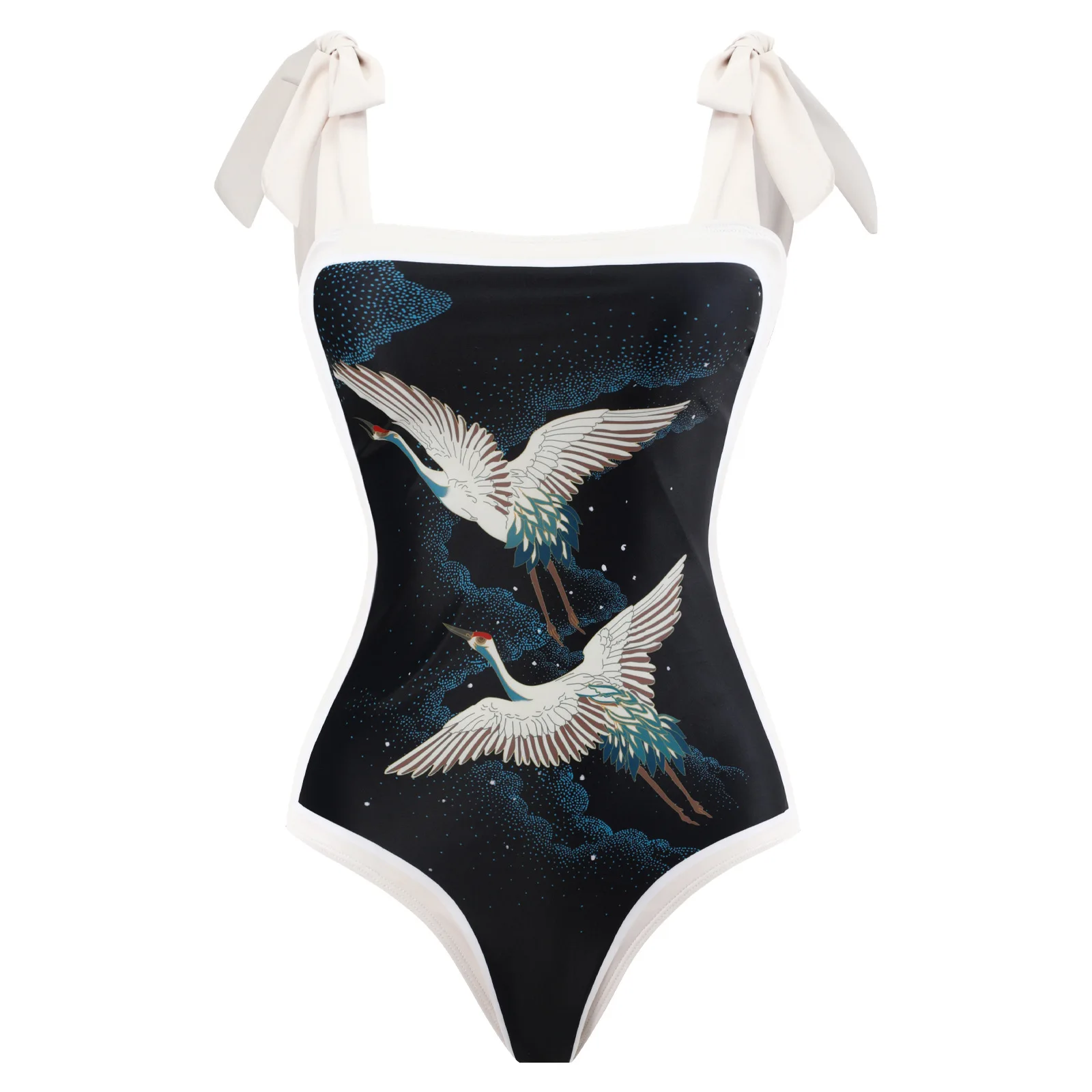 2026 Swimwear Women One Piece Swimsuit With Beach Skirt Printed Bathers Swimming Bathing Swim Suit Beachwear Summer Bodysuit
