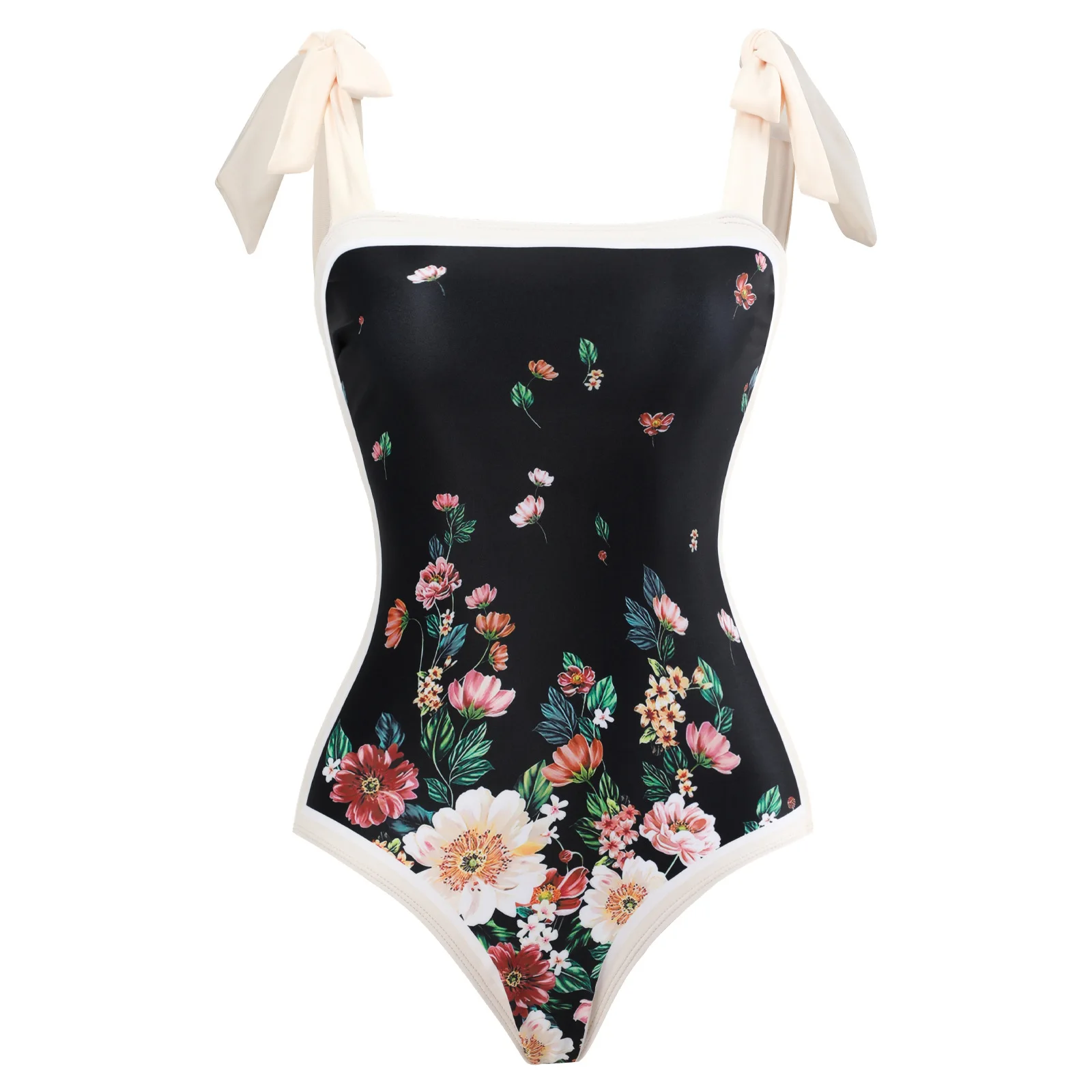 2026 Swimwear Women One Piece Swimsuit With Beach Skirt Printed Bathers Swimming Bathing Swim Suit Beachwear Summer Bodysuit