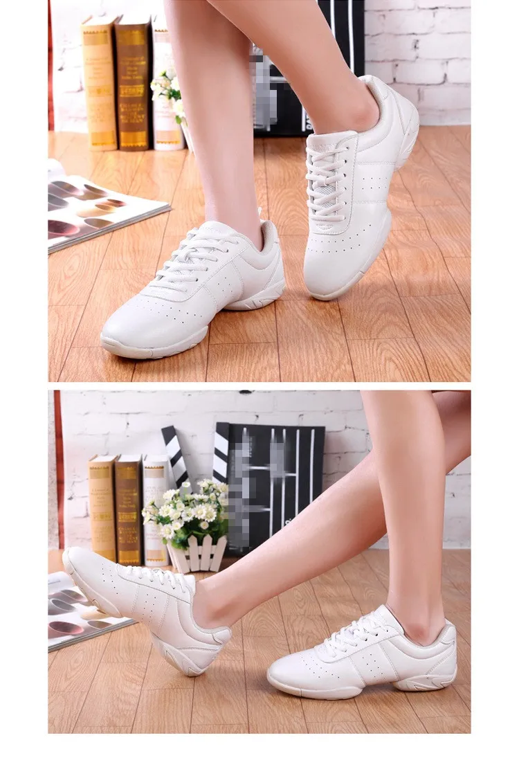 Dance Shoes Woman Men Ladies Modern Soft Outsole Jazz Sneakers Aerobics Breathable Lightweight Female Dancing Fitness Sport