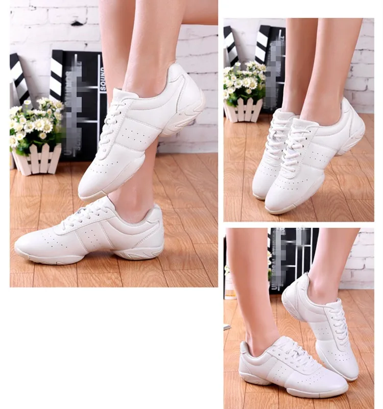 Dance Shoes Woman Men Ladies Modern Soft Outsole Jazz Sneakers Aerobics Breathable Lightweight Female Dancing Fitness Sport
