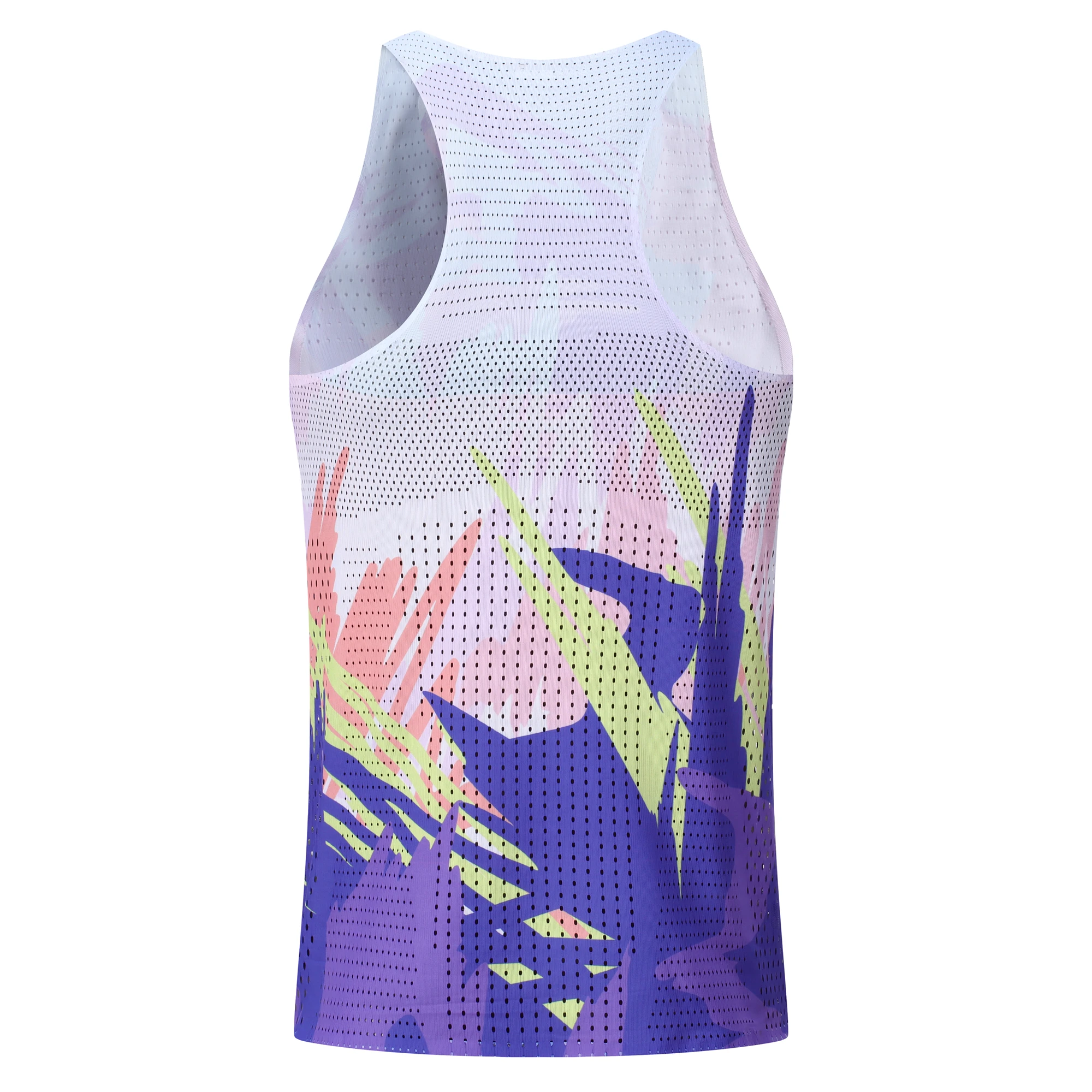 Mens Hole Running Vest Urltra-Light Marathon Undershirt Speed Tops Tank Men Sport Fitness Sleeveless Shirt Clothing Quick Drying