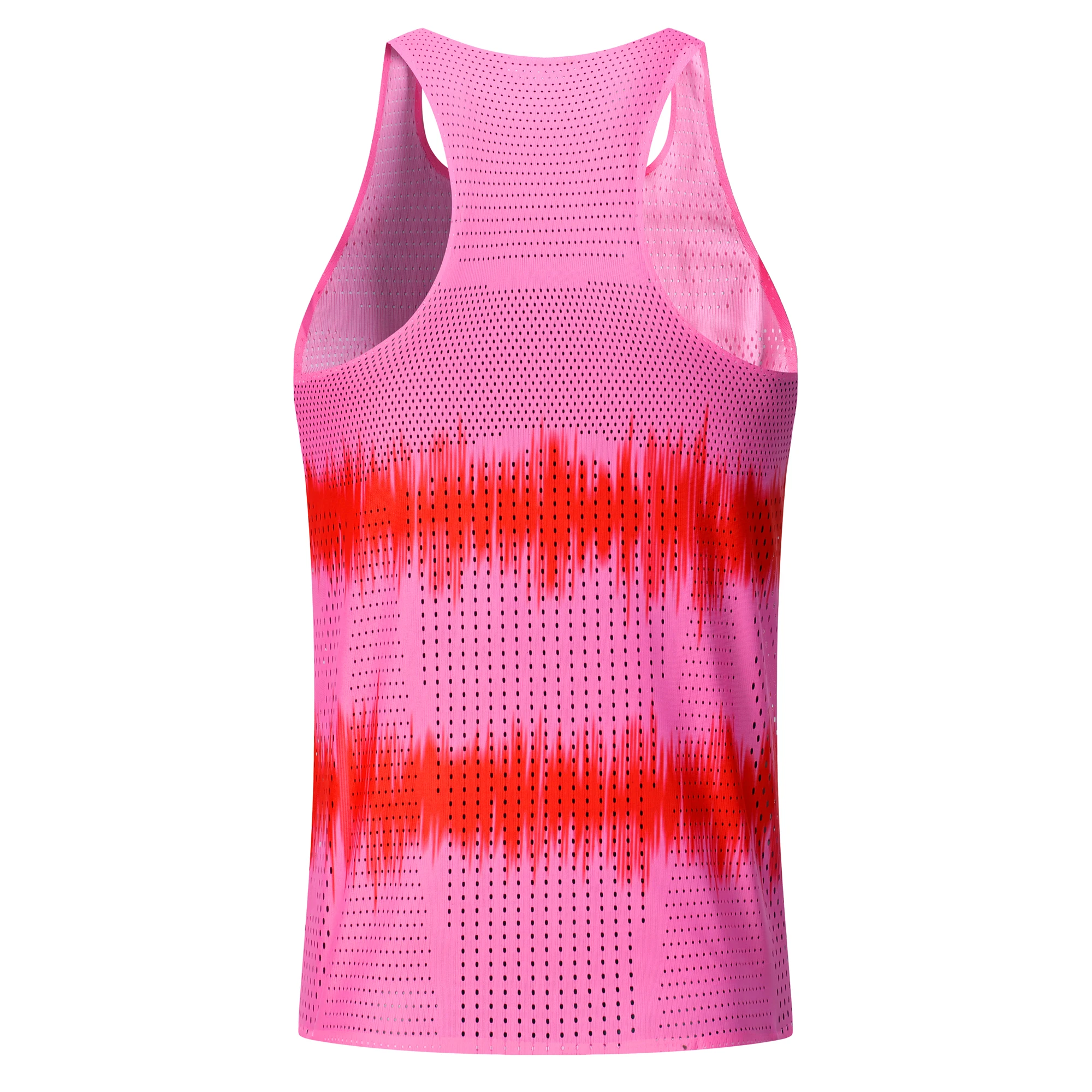 Mens Hole Running Vest Urltra-Light Marathon Undershirt Speed Tops Tank Men Sport Fitness Sleeveless Shirt Clothing Quick Drying
