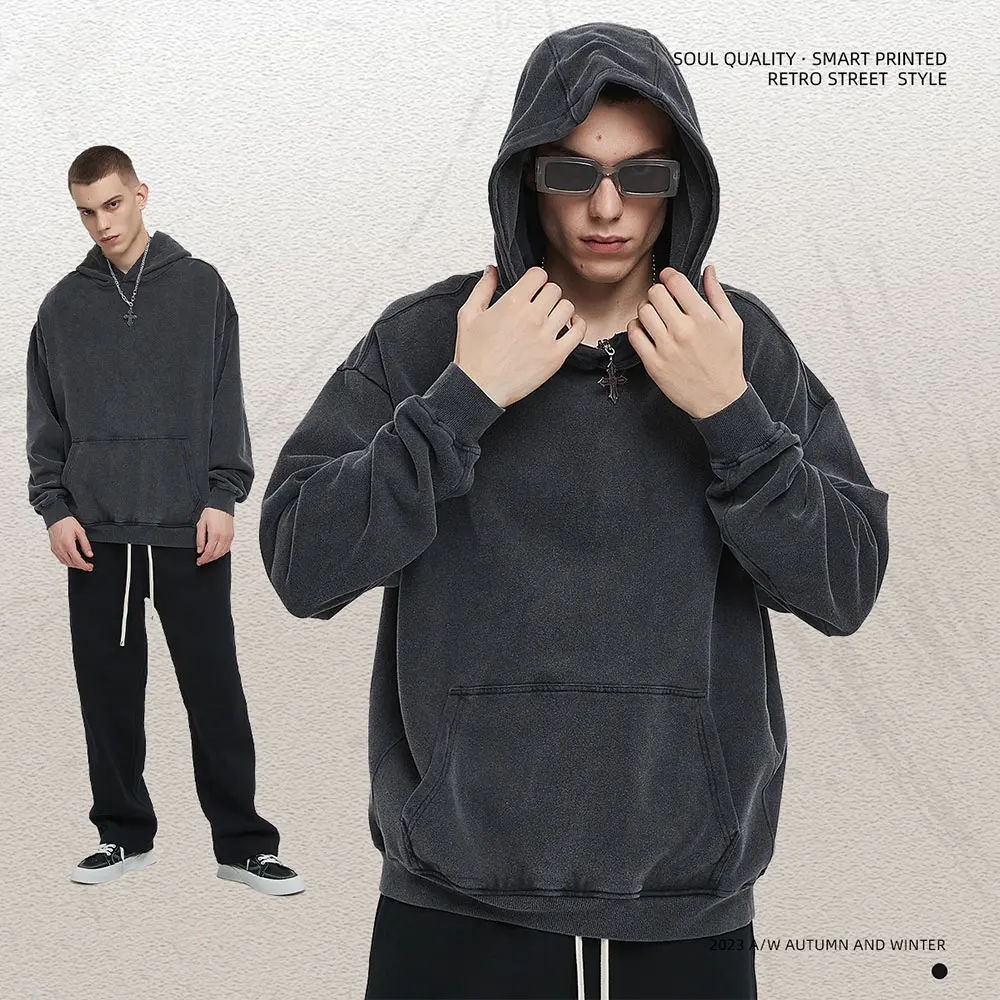 Anime Hunter X Hunter Washed Hoodies Manga Printed Hoodies For Men Harajuku Pullover Contains Cotton Sweatshirts Clothing Unisex