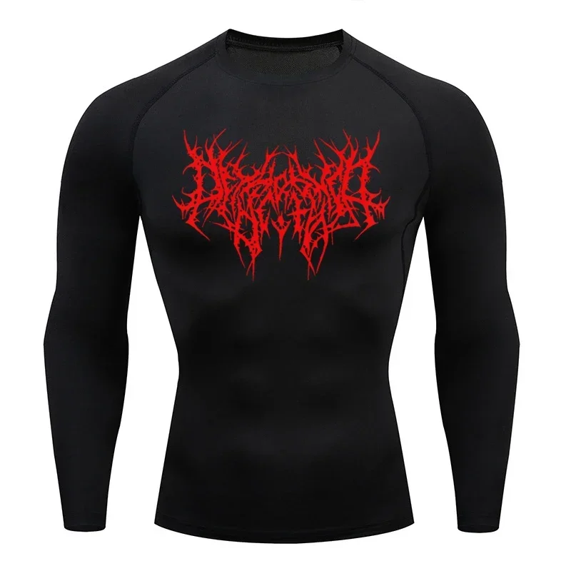 Men's T-shirt Men Running Sport T Shirt Men Compression Fitness Tops Tee Quick DryTight Training Gym Sport Running Shirts Jersey