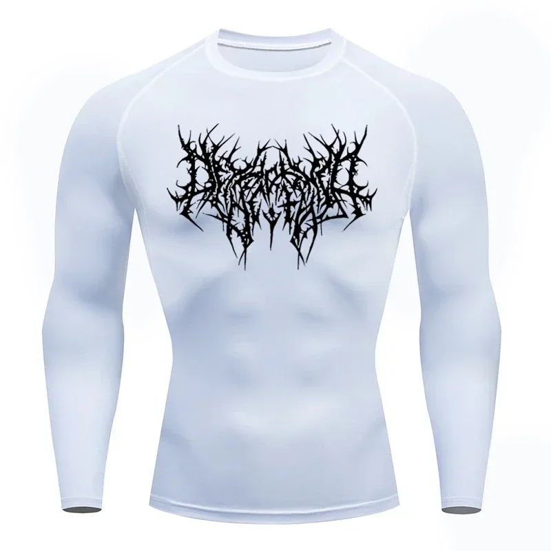 Men's T-shirt Men Running Sport T Shirt Men Compression Fitness Tops Tee Quick DryTight Training Gym Sport Running Shirts Jersey