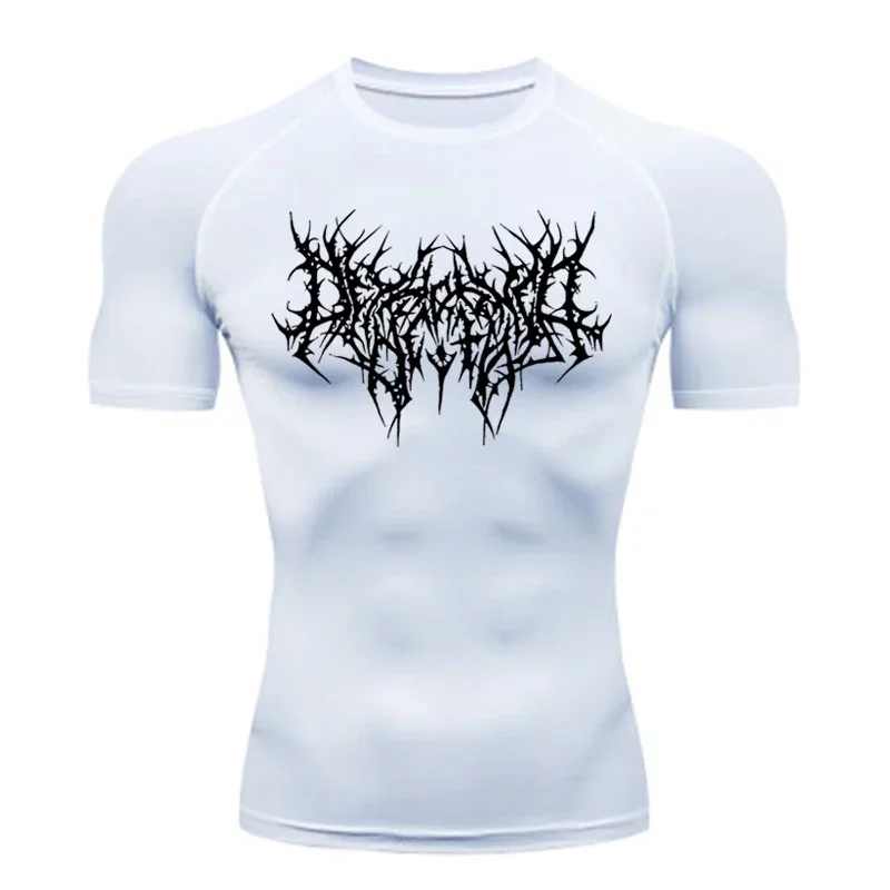 Men's T-shirt Men Running Sport T Shirt Men Compression Fitness Tops Tee Quick DryTight Training Gym Sport Running Shirts Jersey