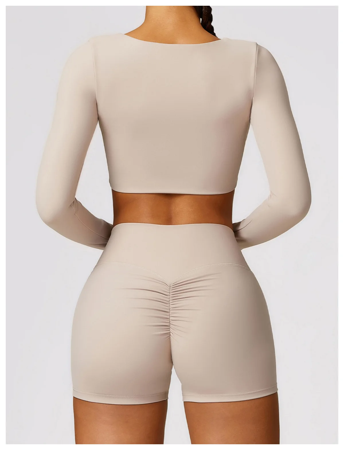 Hearuisavy Summer Buttock Lift Scrunch Yoga Shorts Gym Leggings Cycling Slim Fit Workout Shorts Women High Waist Sports Shorts
