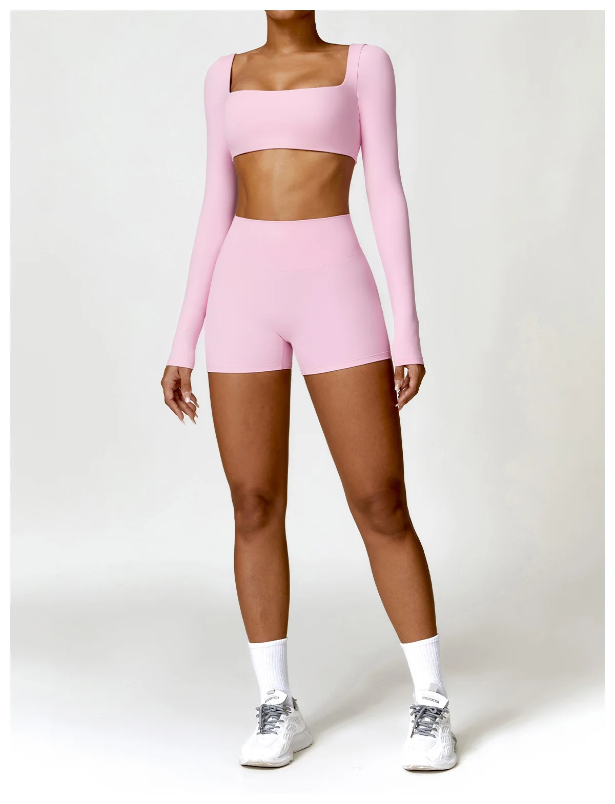 Hearuisavy Summer Buttock Lift Scrunch Yoga Shorts Gym Leggings Cycling Slim Fit Workout Shorts Women High Waist Sports Shorts
