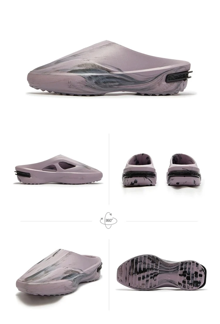 361 Degrees Joker Cyber Men Slippers Outdoors Breathable Soft Anti-slip Antiskid Beach Sandals Flexible Male Shoes 672521104