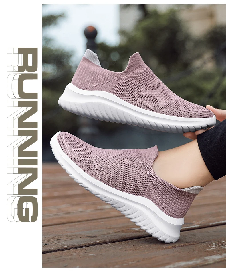 Unisex Men Women Casual Shoes Soft Sole Slip-On Men Sneakers Women Running Shoes Men Lightweight Loafers Walking Male Footwear