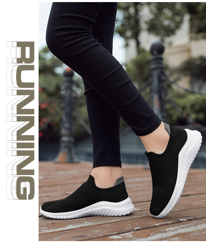 Unisex Men Women Casual Shoes Soft Sole Slip-On Men Sneakers Women Running Shoes Men Lightweight Loafers Walking Male Footwear
