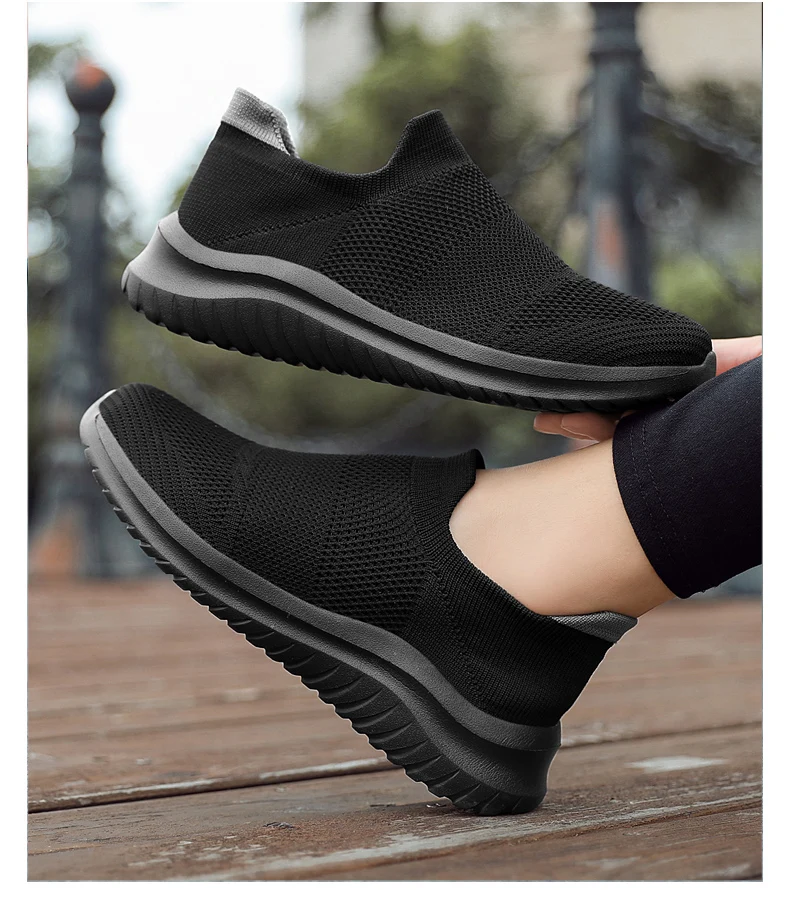 Unisex Men Women Casual Shoes Soft Sole Slip-On Men Sneakers Women Running Shoes Men Lightweight Loafers Walking Male Footwear