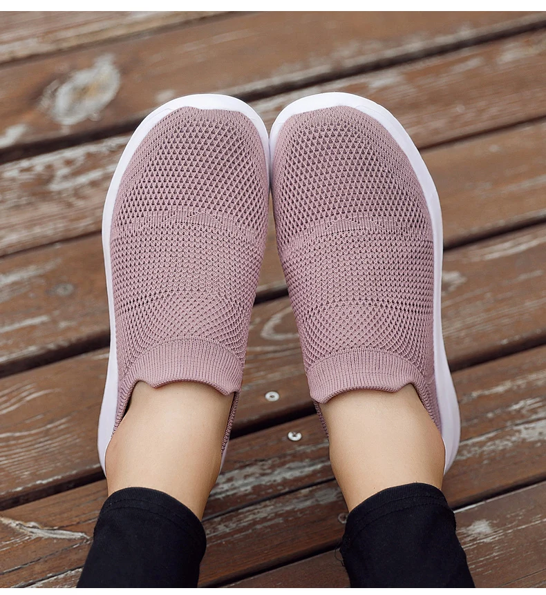 Unisex Men Women Casual Shoes Soft Sole Slip-On Men Sneakers Women Running Shoes Men Lightweight Loafers Walking Male Footwear