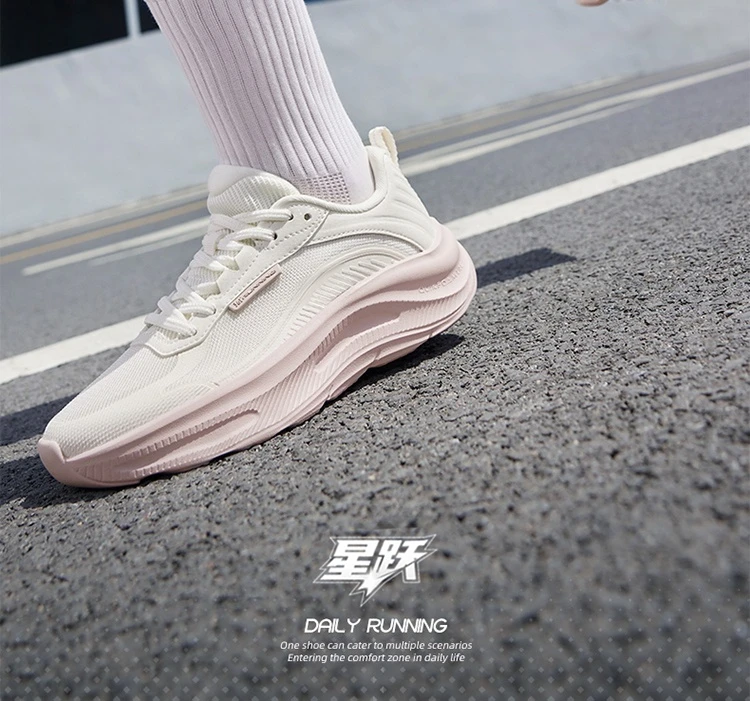 361 Degrees Women's Running Shoes Casual Mesh Anti-slip Lightweight  Trendy Thick-sole Rebond Durable Female Sneakers 682532239