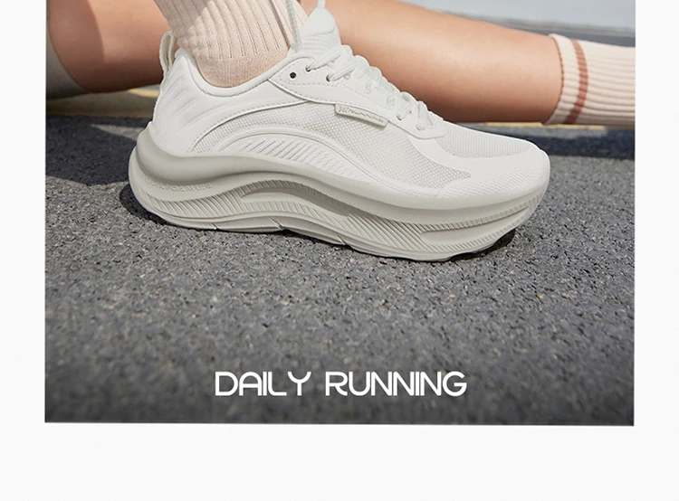361 Degrees Women's Running Shoes Casual Mesh Anti-slip Lightweight  Trendy Thick-sole Rebond Durable Female Sneakers 682532239