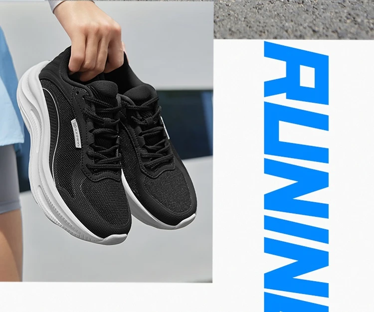 361 Degrees Women's Running Shoes Casual Mesh Anti-slip Lightweight  Trendy Thick-sole Rebond Durable Female Sneakers 682532239
