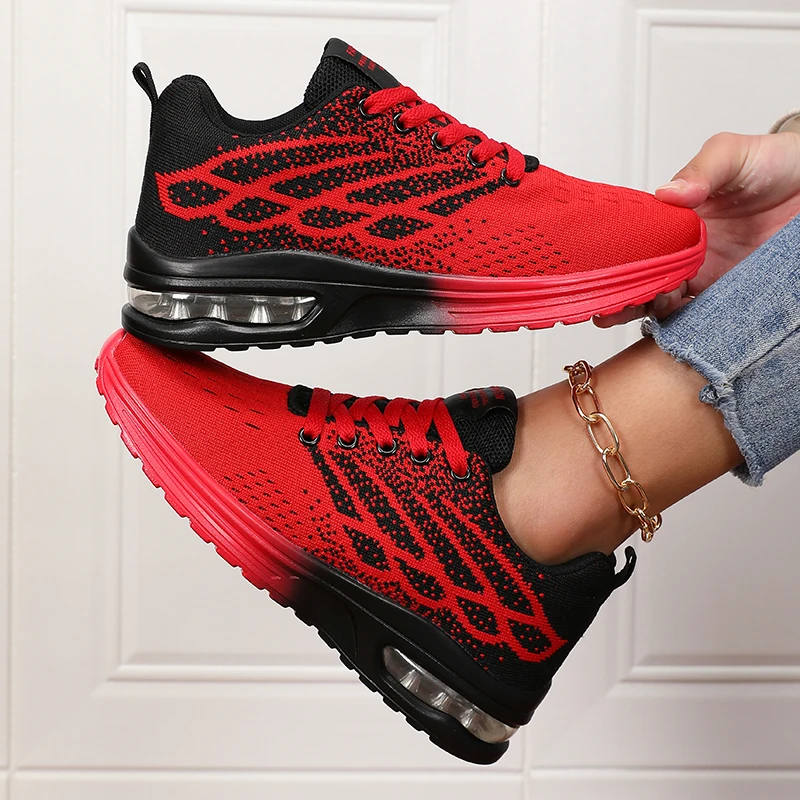 Women's Sneakers Fashion Breathable Walking Mesh Women Shoes Platform Sneaker Gym Loafers Flat Tennis Shoes Zapatillas De Mujer