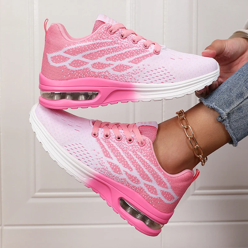 Women's Sneakers Fashion Breathable Walking Mesh Women Shoes Platform Sneaker Gym Loafers Flat Tennis Shoes Zapatillas De Mujer