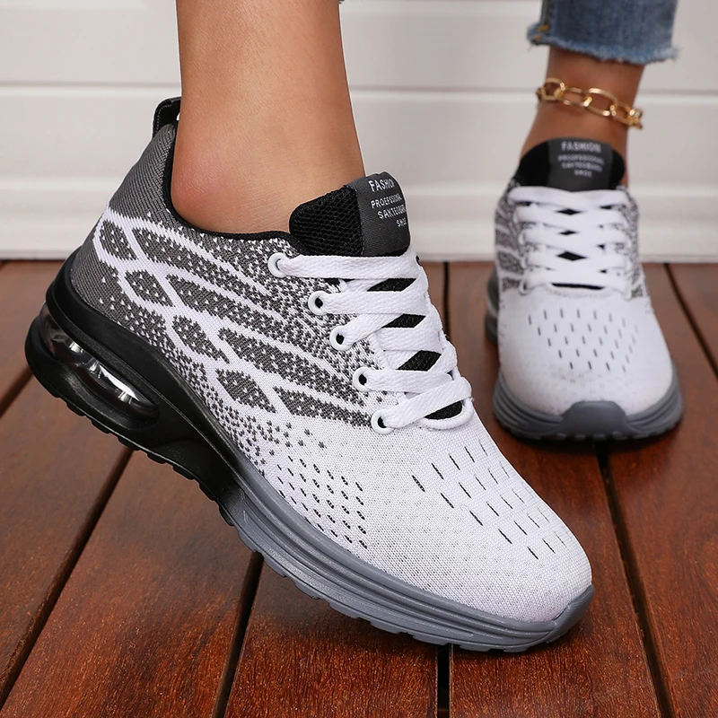 Women's Sneakers Fashion Breathable Walking Mesh Women Shoes Platform Sneaker Gym Loafers Flat Tennis Shoes Zapatillas De Mujer