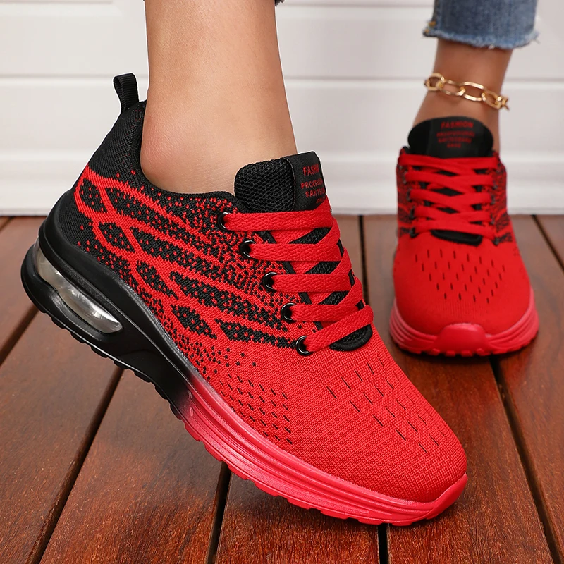 Women's Sneakers Fashion Breathable Walking Mesh Women Shoes Platform Sneaker Gym Loafers Flat Tennis Shoes Zapatillas De Mujer