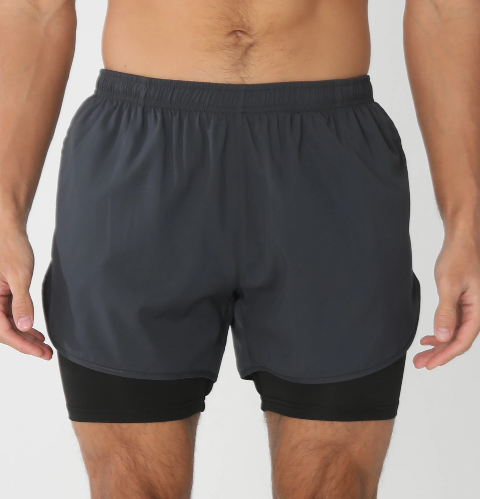 Gym Shorts Men Running Shorts with Liner Pockets Towel Loop Quick Dry Lightweight Workout Men's Breathable Athletic Sport Shorts