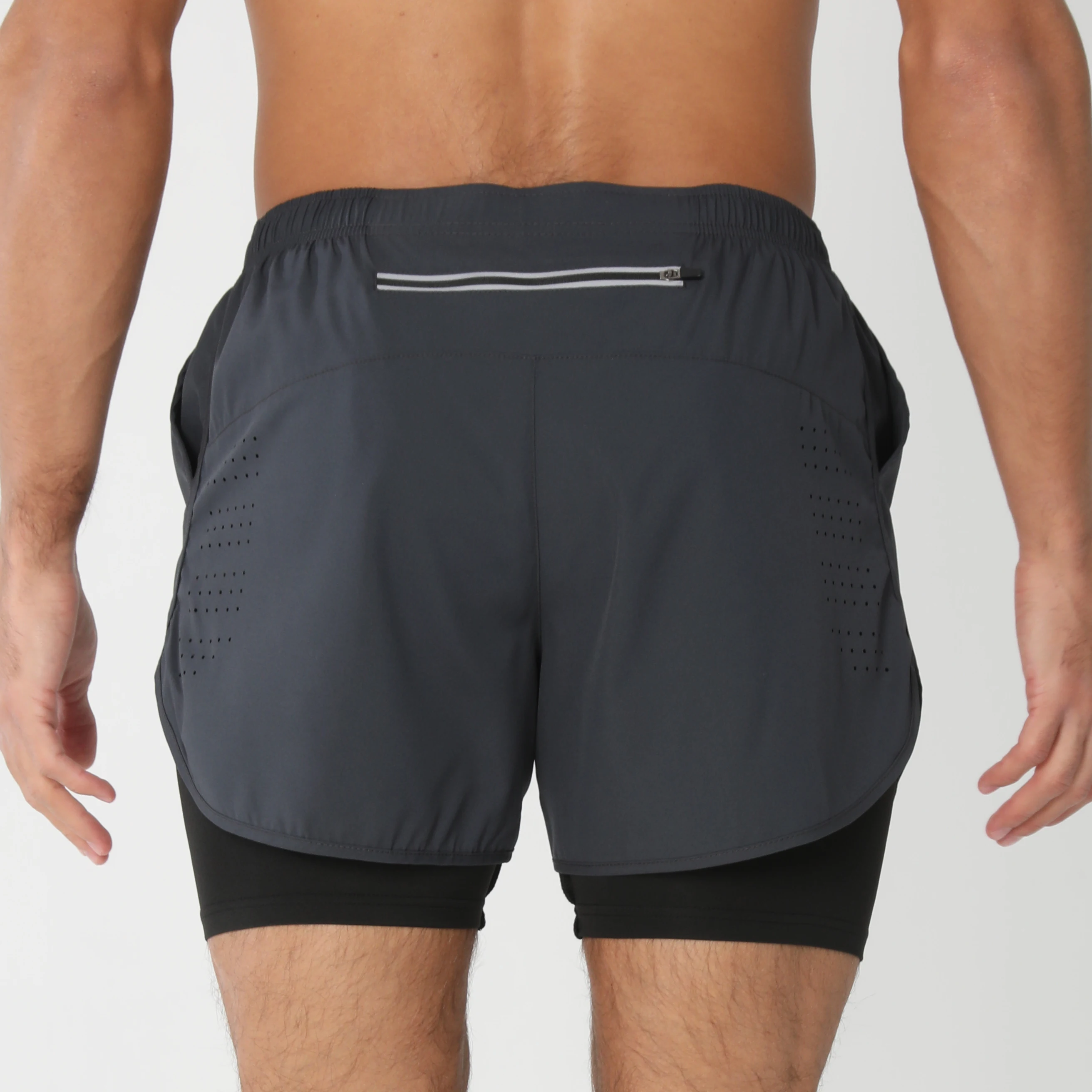 Gym Shorts Men Running Shorts with Liner Pockets Towel Loop Quick Dry Lightweight Workout Men's Breathable Athletic Sport Shorts