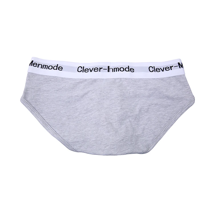 Mens Exercise Underwear Bulge Pouch Low-rise Cotton Boxer Briefs Fitness Sports Wide Waistband Underpants Gym Wear