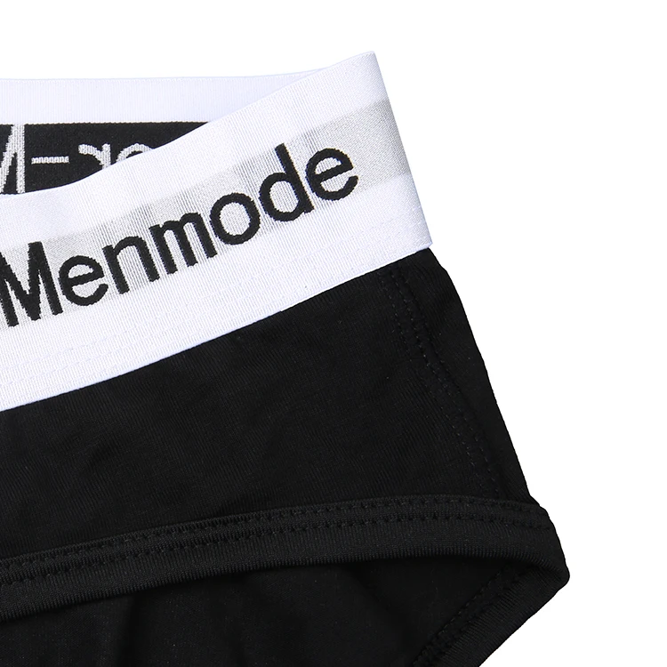 Mens Exercise Underwear Bulge Pouch Low-rise Cotton Boxer Briefs Fitness Sports Wide Waistband Underpants Gym Wear