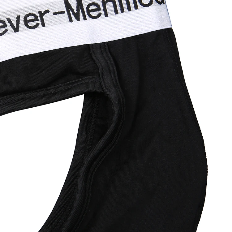 Mens Exercise Underwear Bulge Pouch Low-rise Cotton Boxer Briefs Fitness Sports Wide Waistband Underpants Gym Wear