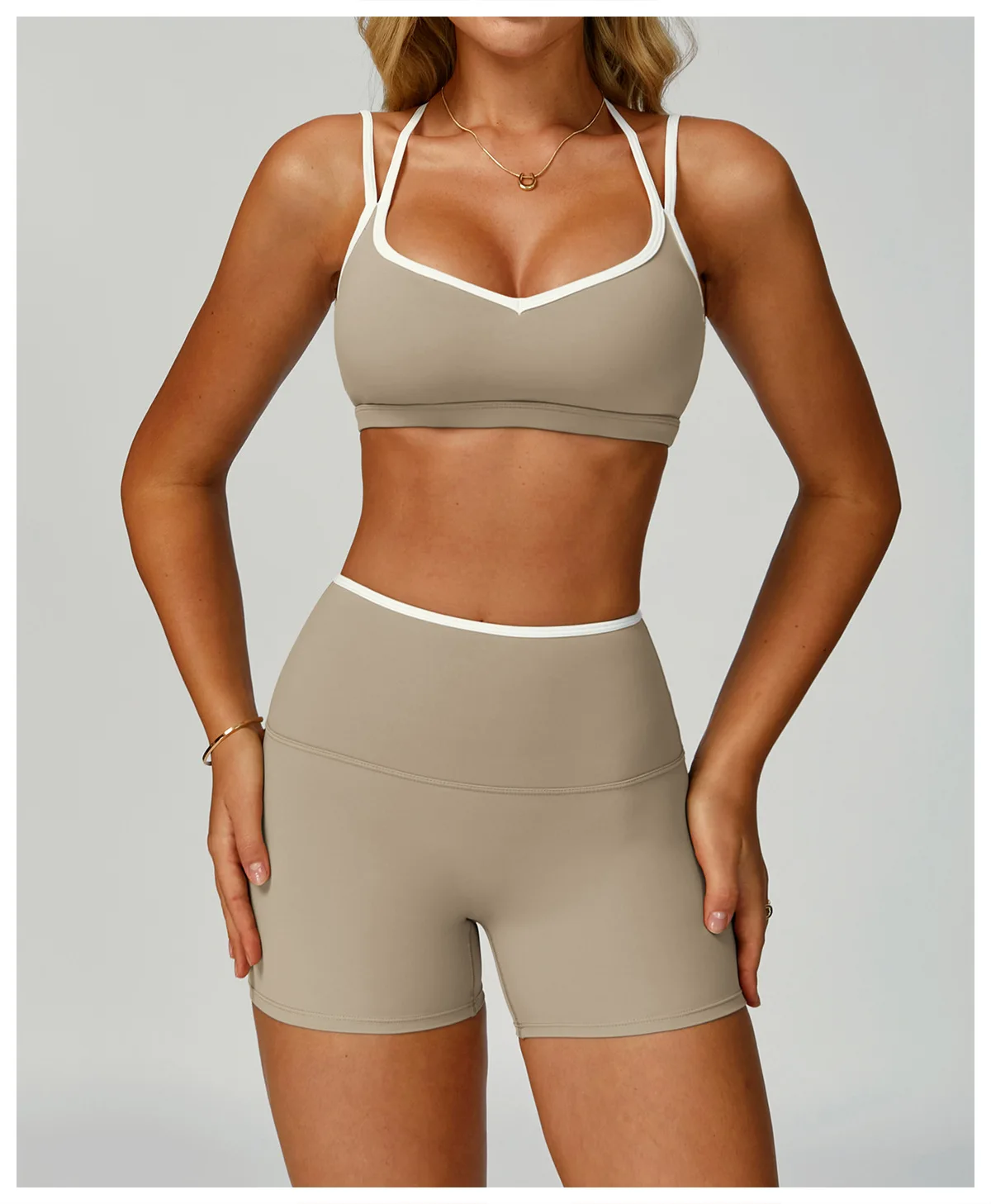 Gym Tracksuit Yoga Set 2 Pieces Workout Outfits Fitness Sportswear High Waist Leggings Sports Bra Athletic Wear Women Clothes