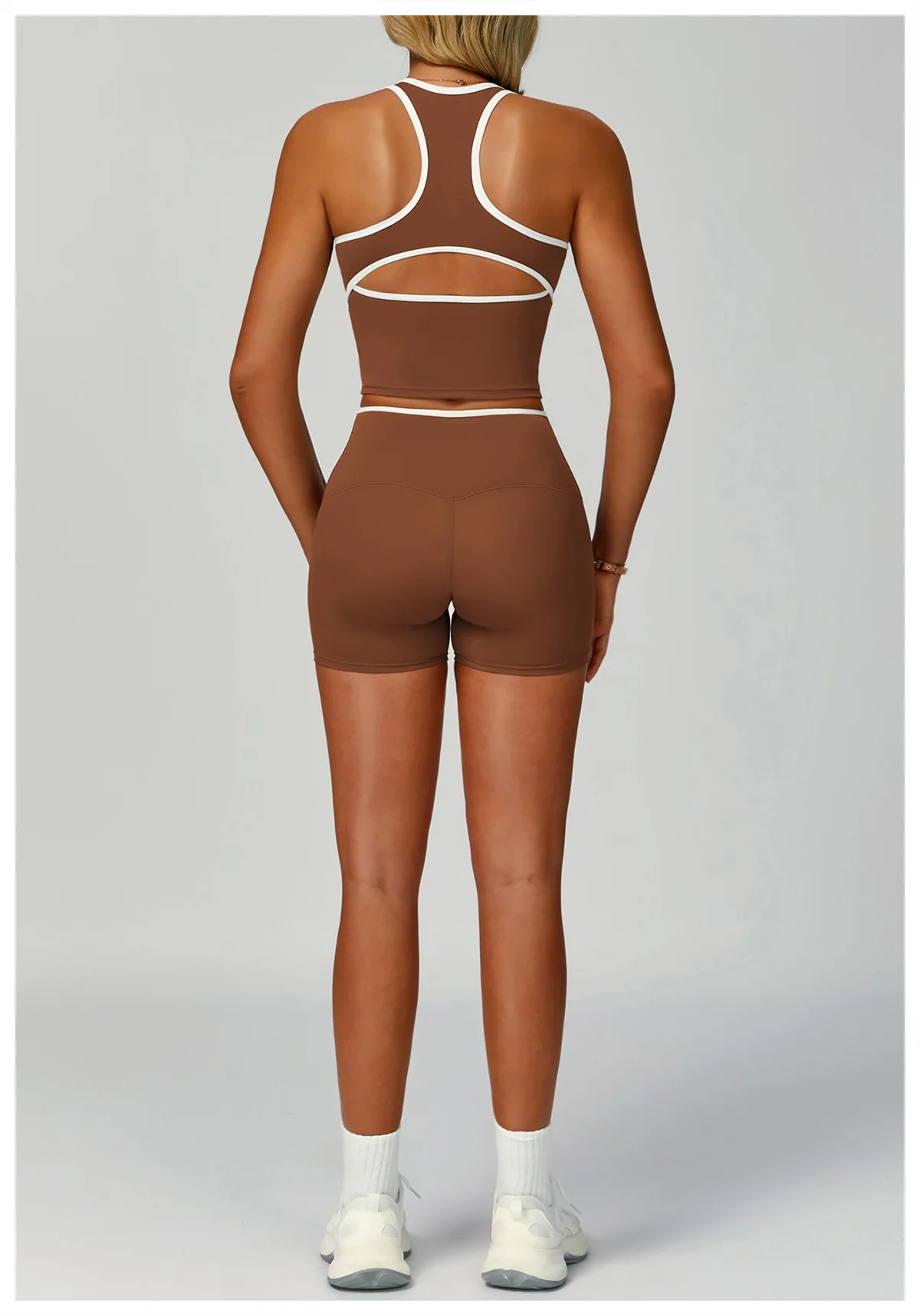 Gym Tracksuit Yoga Set 2 Pieces Workout Outfits Fitness Sportswear High Waist Leggings Sports Bra Athletic Wear Women Clothes