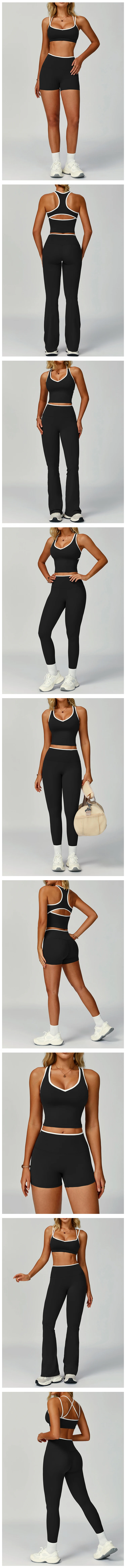 Gym Tracksuit Yoga Set 2 Pieces Workout Outfits Fitness Sportswear High Waist Leggings Sports Bra Athletic Wear Women Clothes