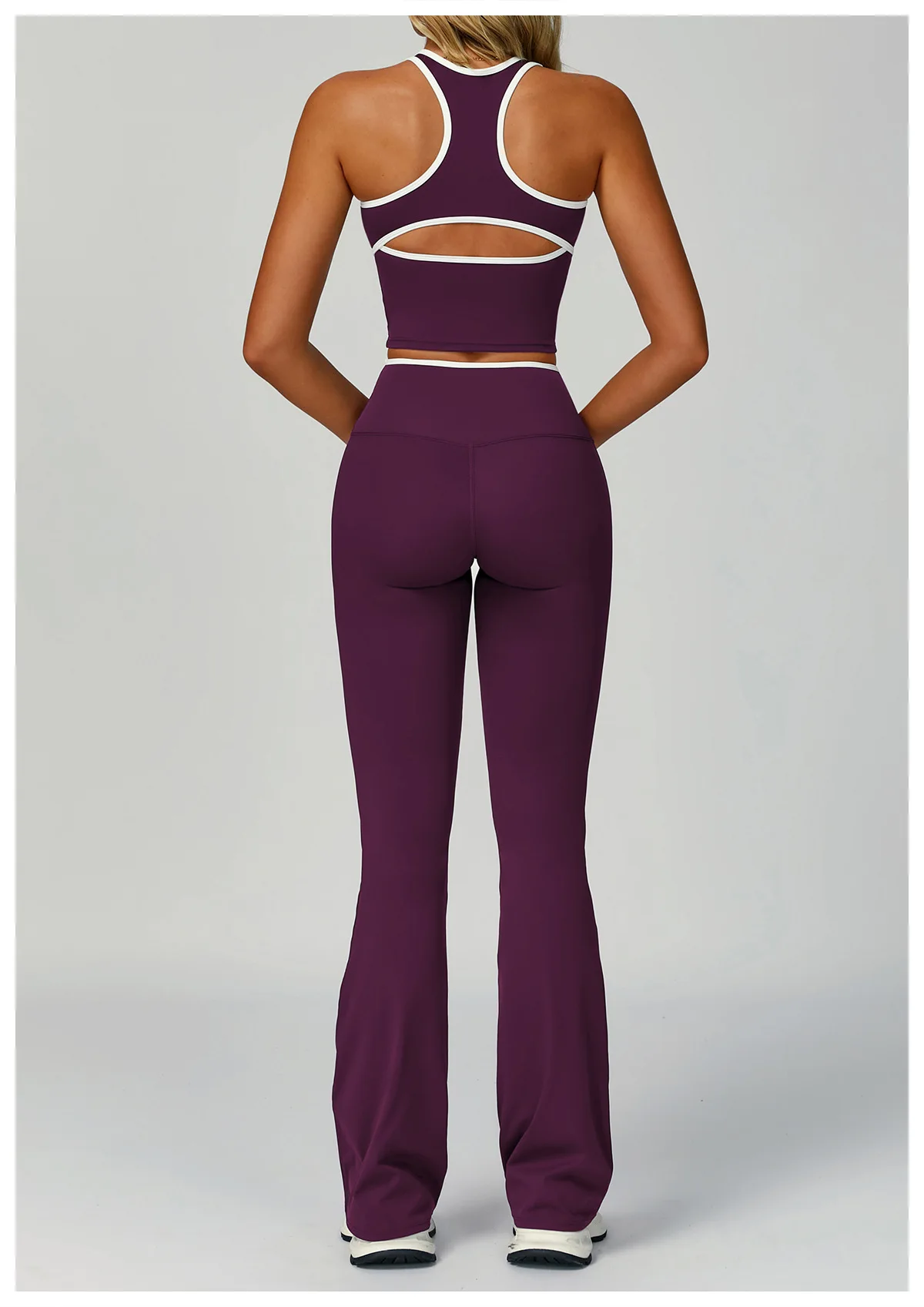 Gym Tracksuit Yoga Set 2 Pieces Workout Outfits Fitness Sportswear High Waist Leggings Sports Bra Athletic Wear Women Clothes