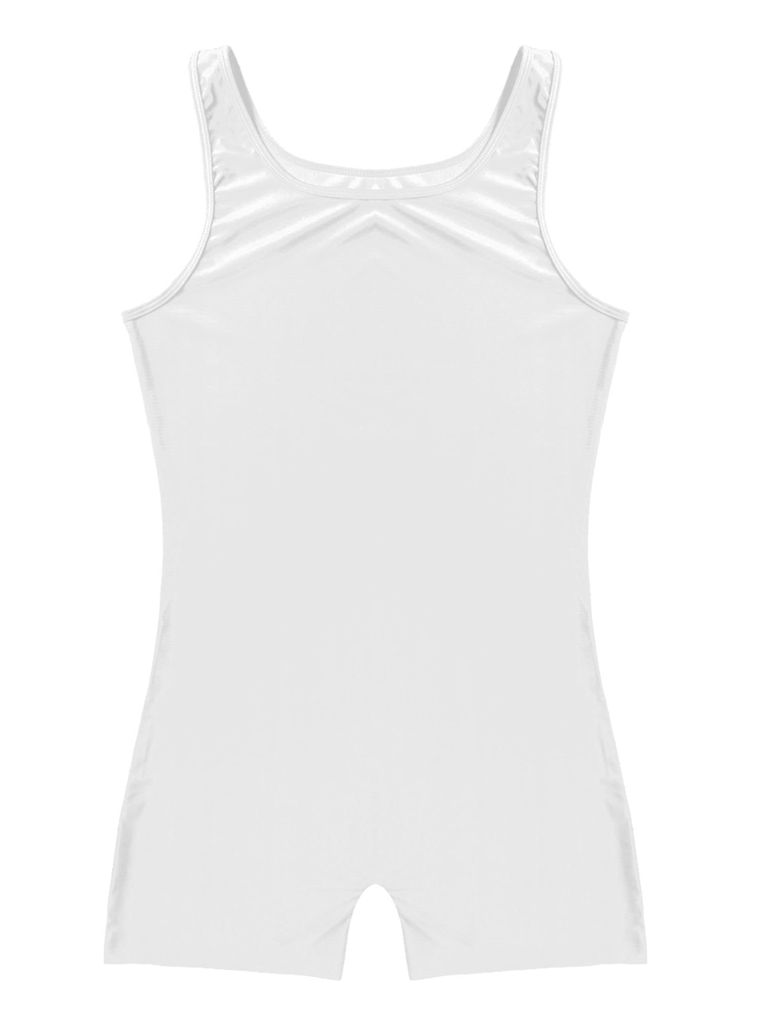 Mens Soft Bodysuit Swimsuit Swimwear Rash Guard Sleeveless Stretchy Solid Unitard Leotard for Sports Gym Dance Gymnastics Yoga