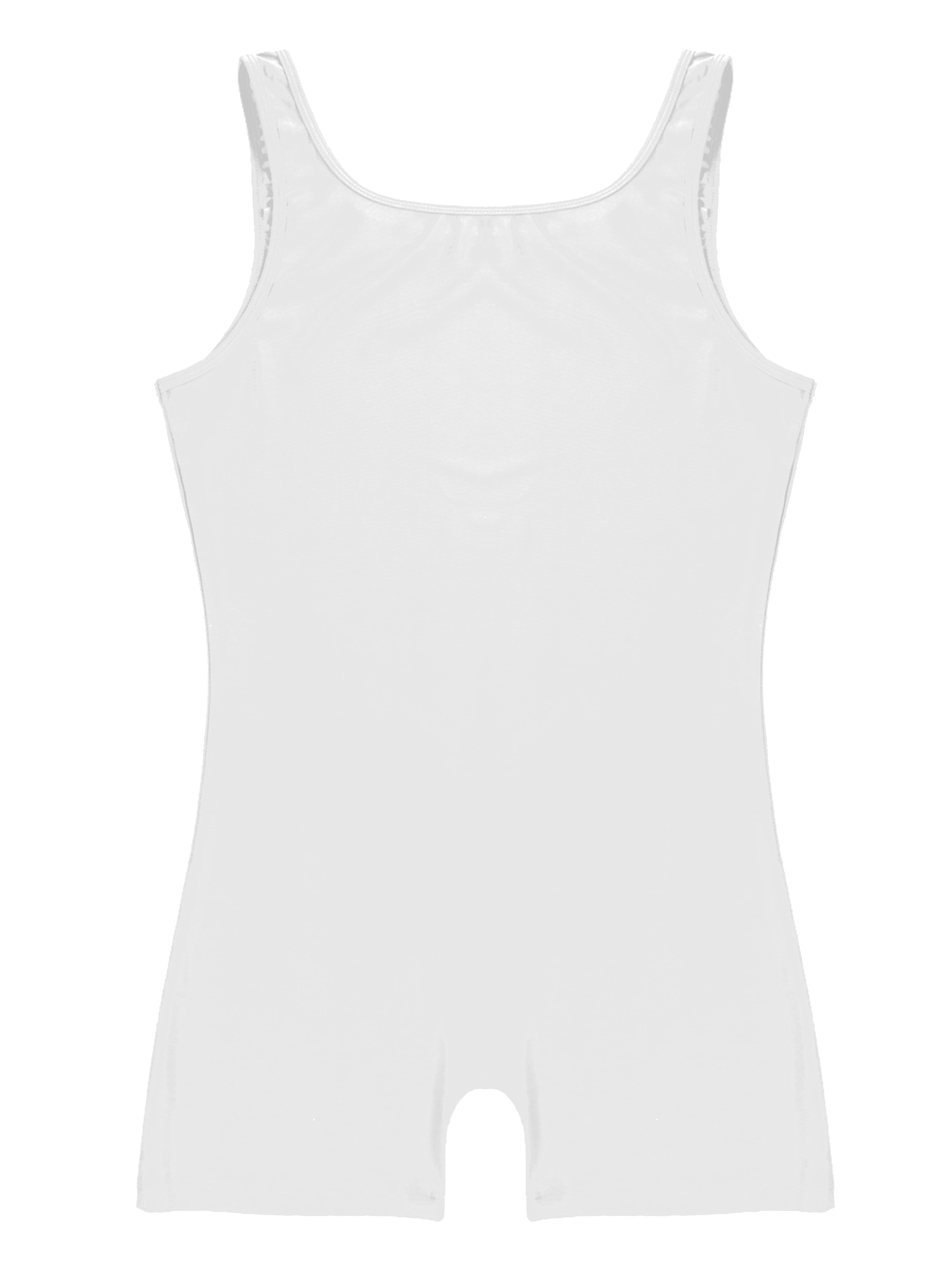 Mens Soft Bodysuit Swimsuit Swimwear Rash Guard Sleeveless Stretchy Solid Unitard Leotard for Sports Gym Dance Gymnastics Yoga