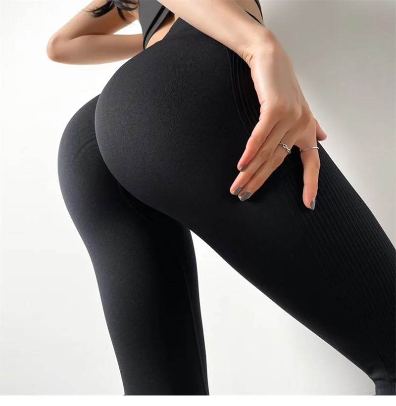 Cloud Hide Long Yoga Pants Women Fitness Sports Leggings Sexy Gym Tights Running Seamless Trousers High Waist Workout Sportswear