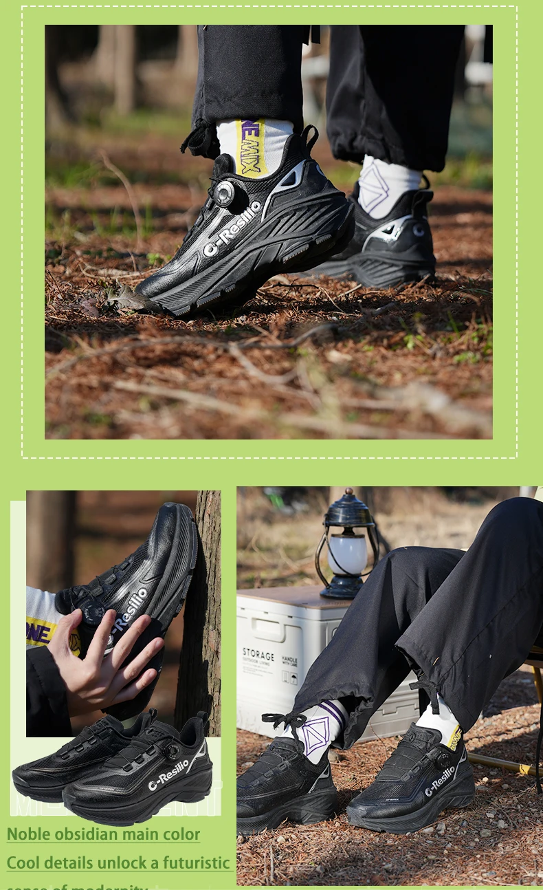 ONEMIX Outdoor Running Sneakers Men Elastic Trail Shoes Lightweight Breathable Women Sneakers Couple Casual Waterproof Shoes