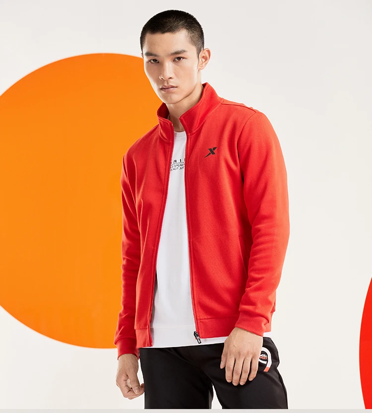 Xtep Men's Fashion Sports Sweater Loose Fashion Pullover Casual Casual Sports Shirt Comfortable 880329060047