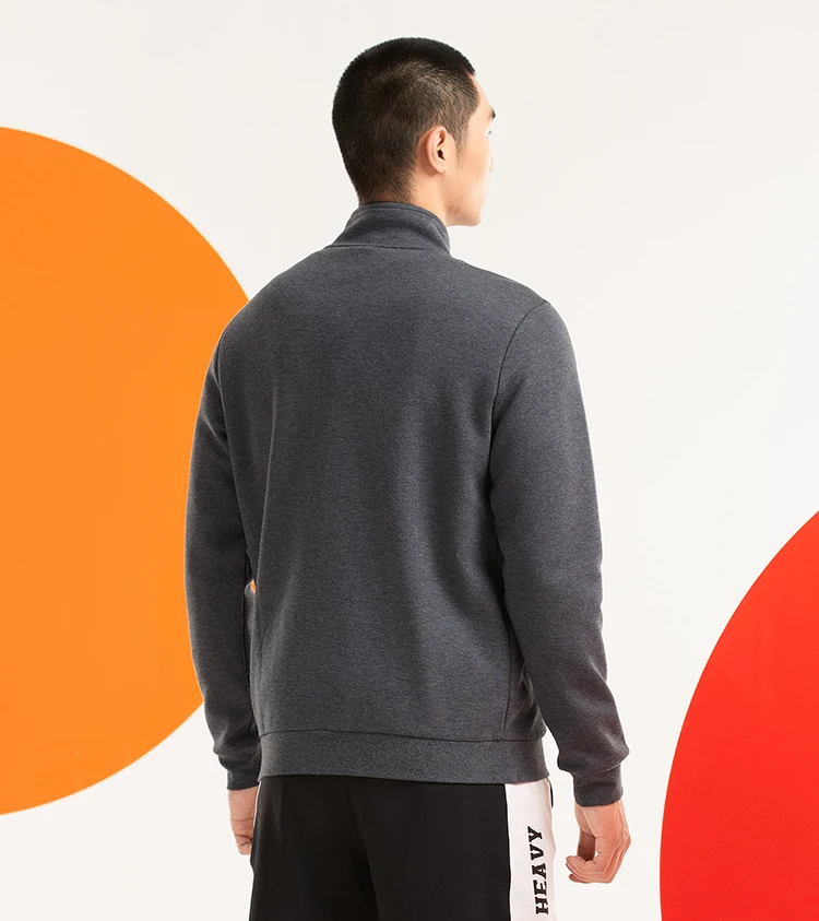 Xtep Men's Fashion Sports Sweater Loose Fashion Pullover Casual Casual Sports Shirt Comfortable 880329060047